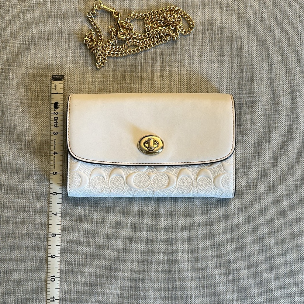 Coach leather crossbody! Practically new! - Picture 8 of 16